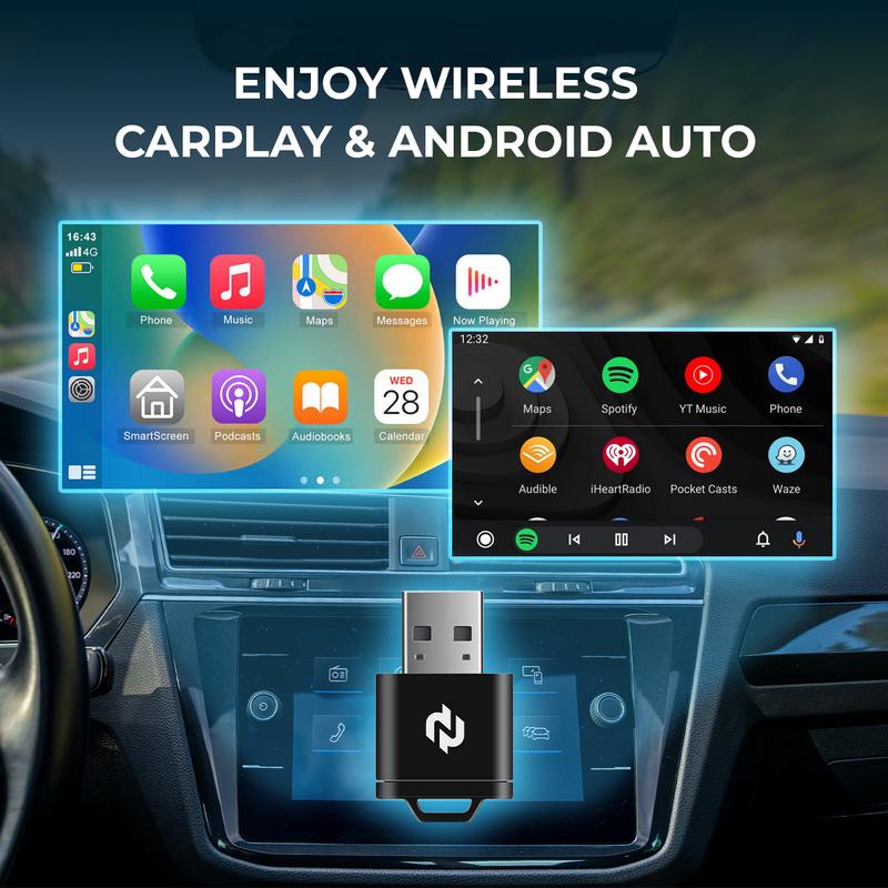Wireless CarPlay Adapter — Turns Factory Wired CarPlay Into Wireless