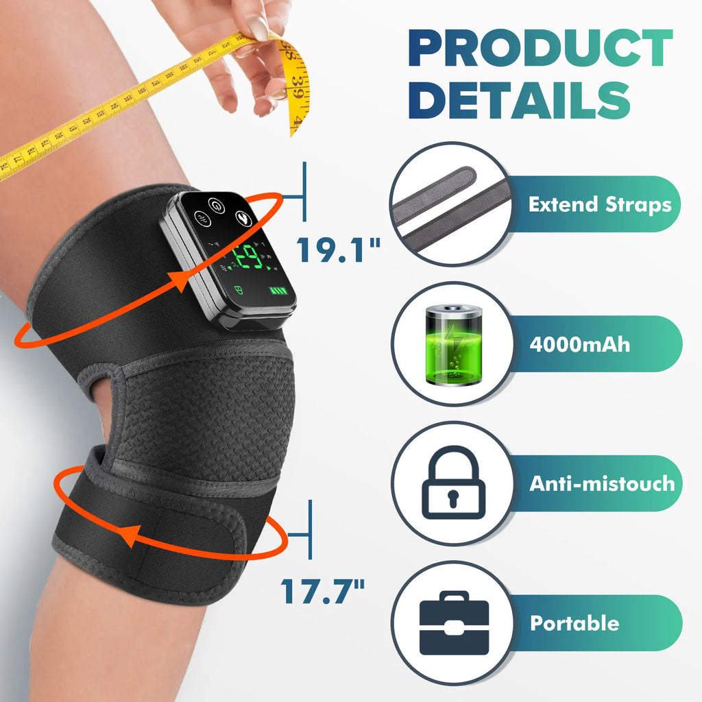 Electric Heating Heated Shoulder Brace Wrap Shoulder Massage Support Belt Strap with Adjustable of Heating